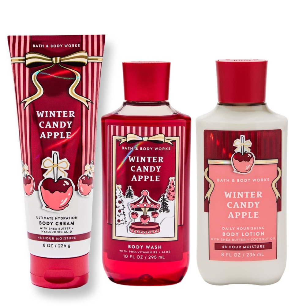 NWT Winter Apple Bath and Body Set - Picture 2 of 2